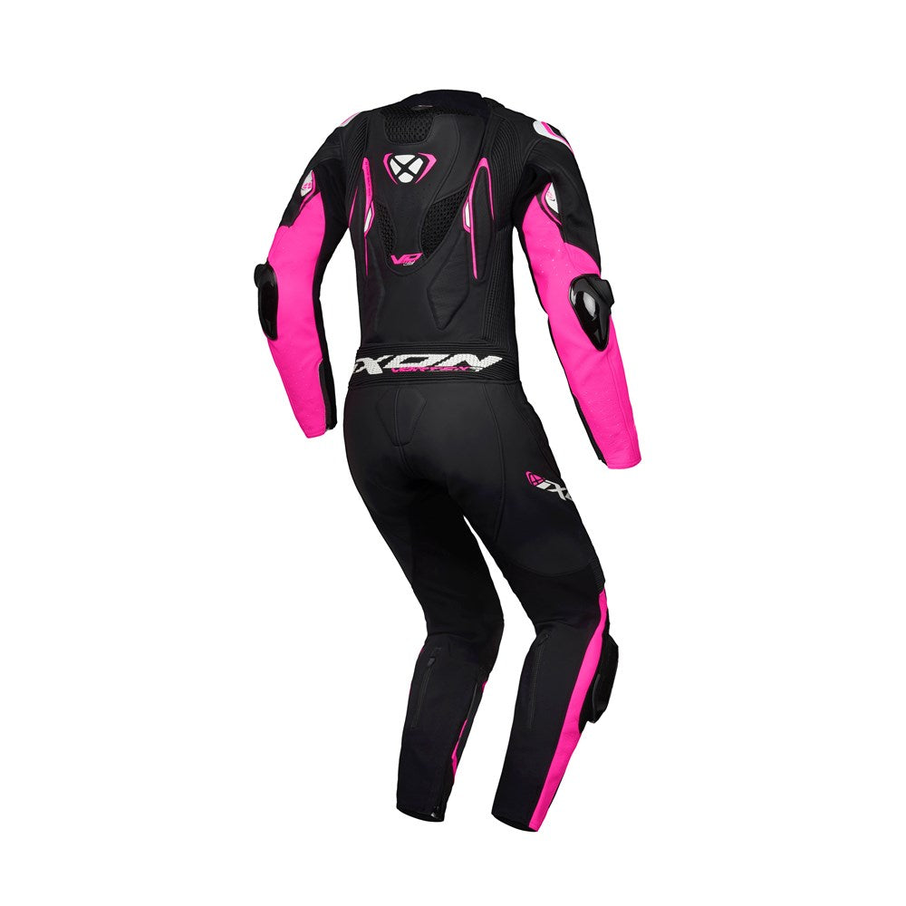 IXON VORTEX 3 LADIES 1P SUIT BLK/PNK/WHT (XL)