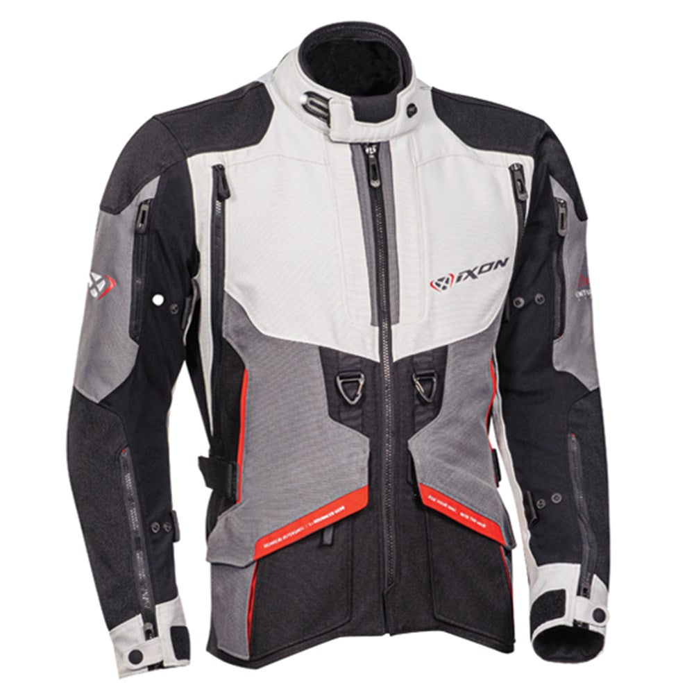 IXON RAGNAR JKT BLK/GRY/RED (LG)  [ONC01] #