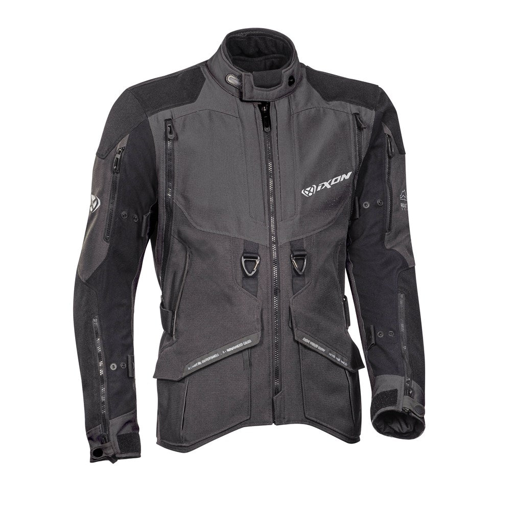IXON RAGNAR JKT BLK/ANTH (4XL)  [ONC01] #