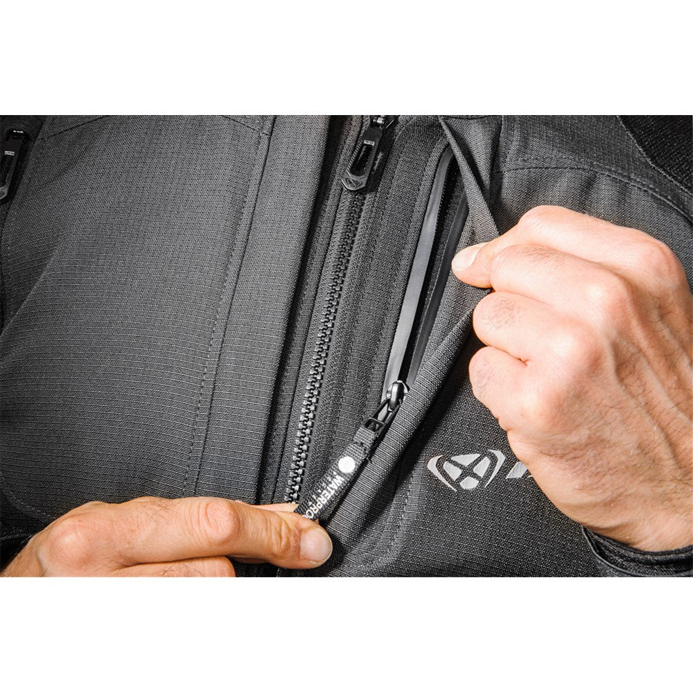 IXON RAGNAR JKT BLK/ANTH (4XL)  [ONC01] #