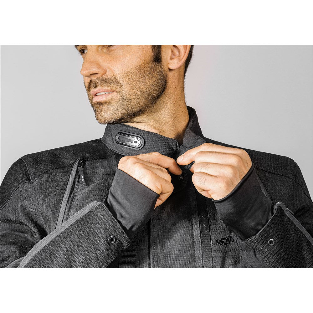 IXON EDDAS JKT BLK/ANTH (2XL)  [ONC01] #