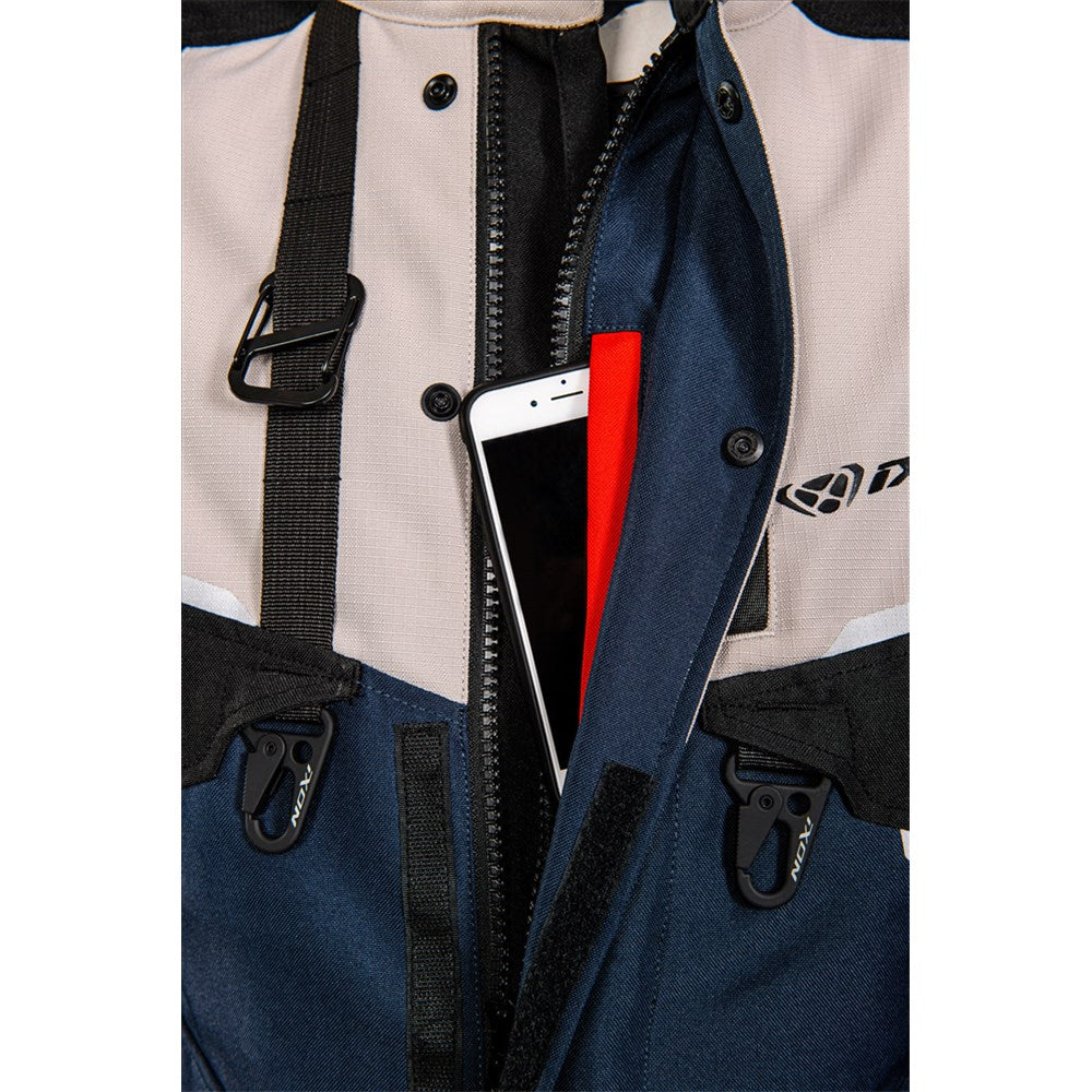 IXON EDDAS JKT GRY/NVY/BLK (3XL)  [ONC01] #