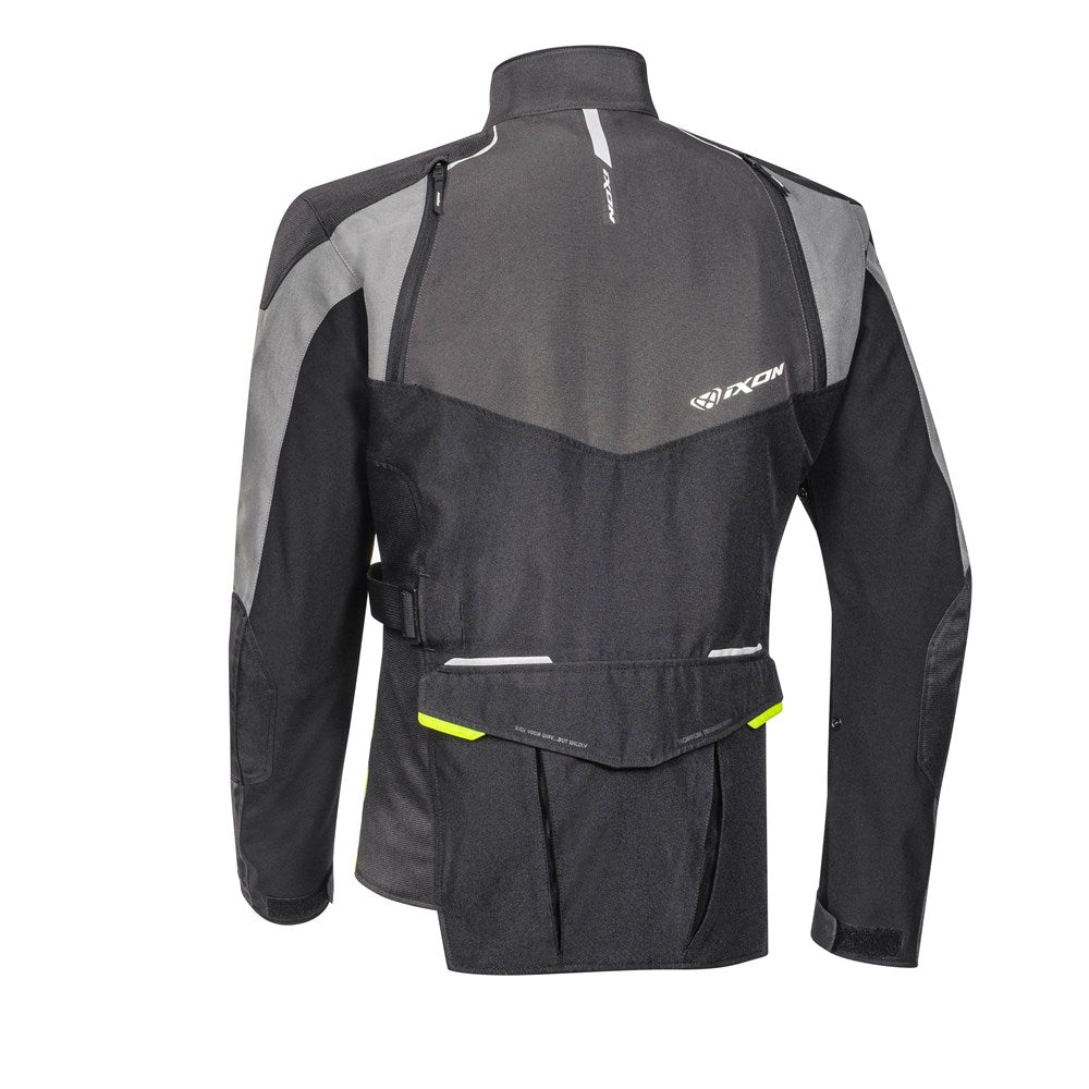 IXON BALDER JKT BLK/GRY/BRT YEL (SM)  [ONC01] #