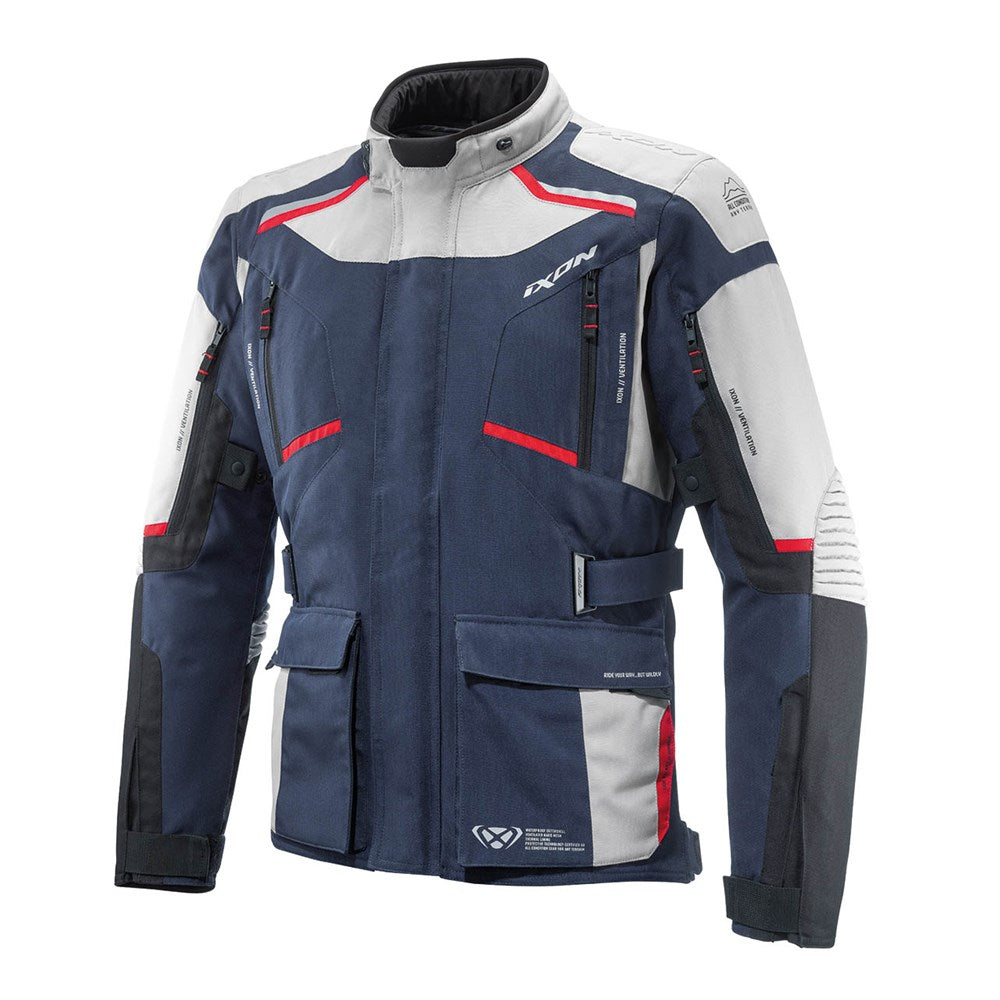 IXON MIDGARD JKT GRY/NVY/BLK (SM)