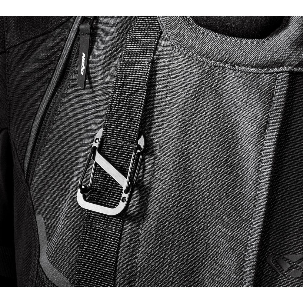 IXON EDDAS LADY JKT BLK/ANTH (LG)  [ONC01] #