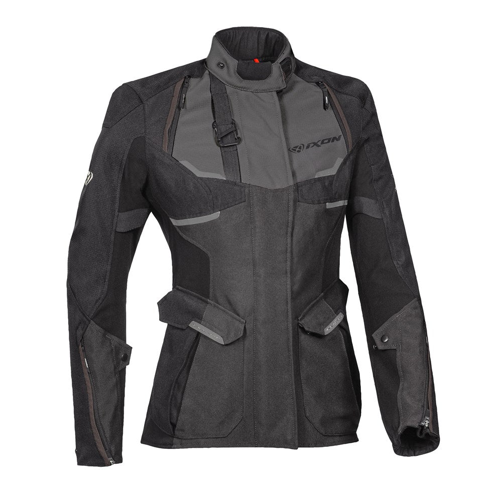 IXON EDDAS LADY JKT BLK/ANTH (2XL)  [ONC01] #