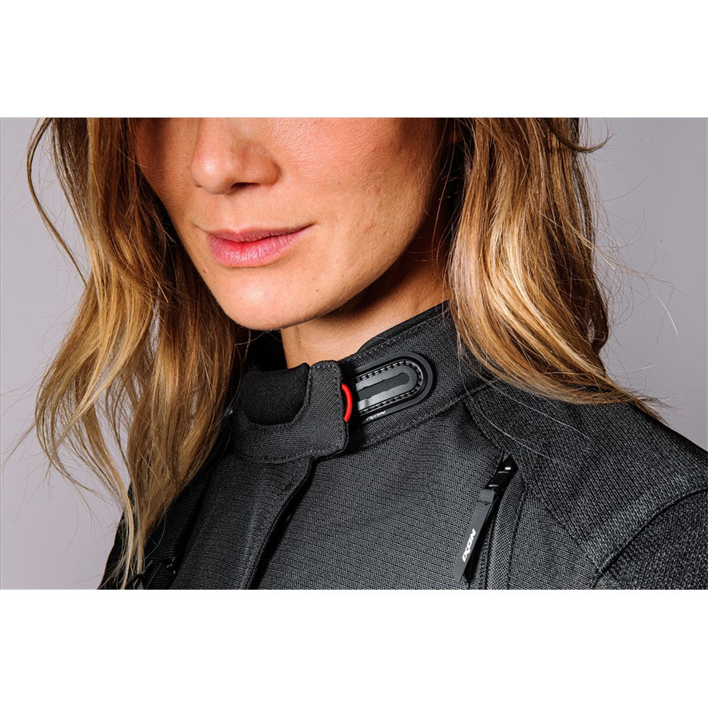 IXON EDDAS LADY JKT BLK/ANTH (2XL)  [ONC01] #