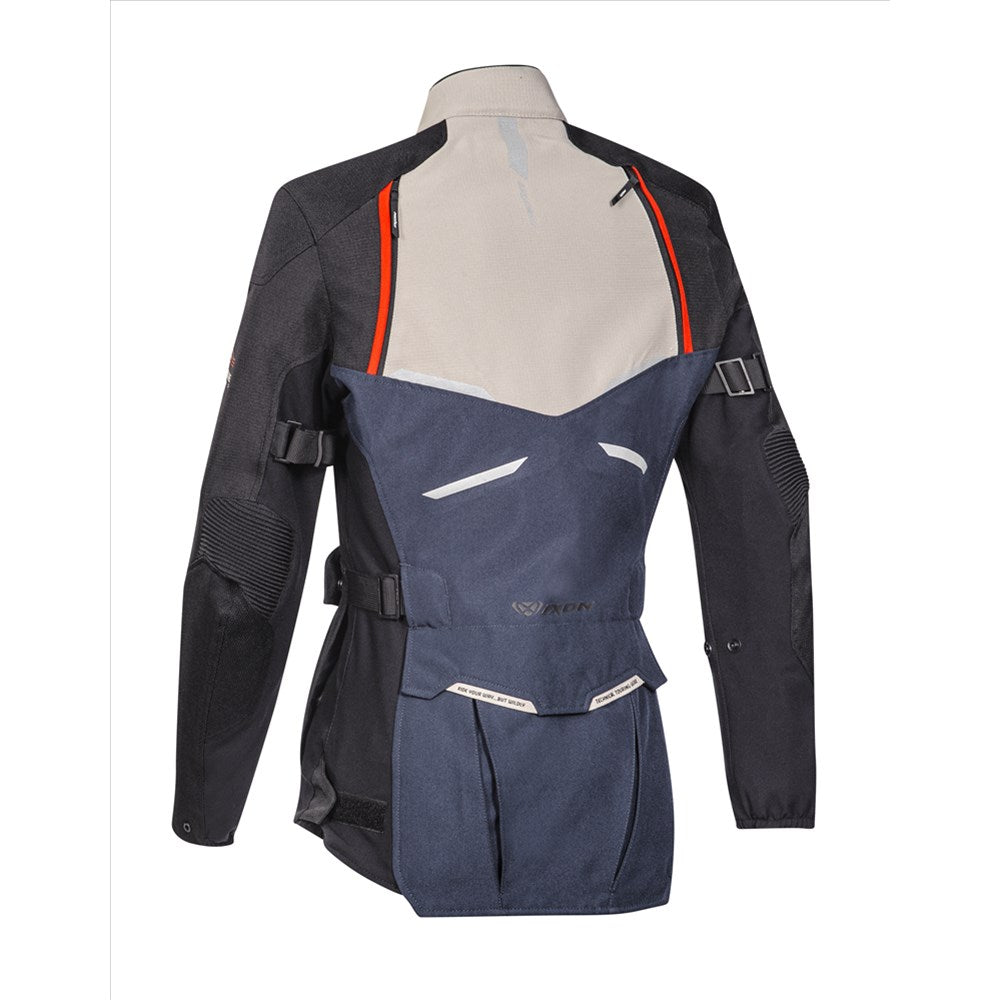 IXON EDDAS LADY JKT GRY/NVY/BLK (SM)  [ONC01] #