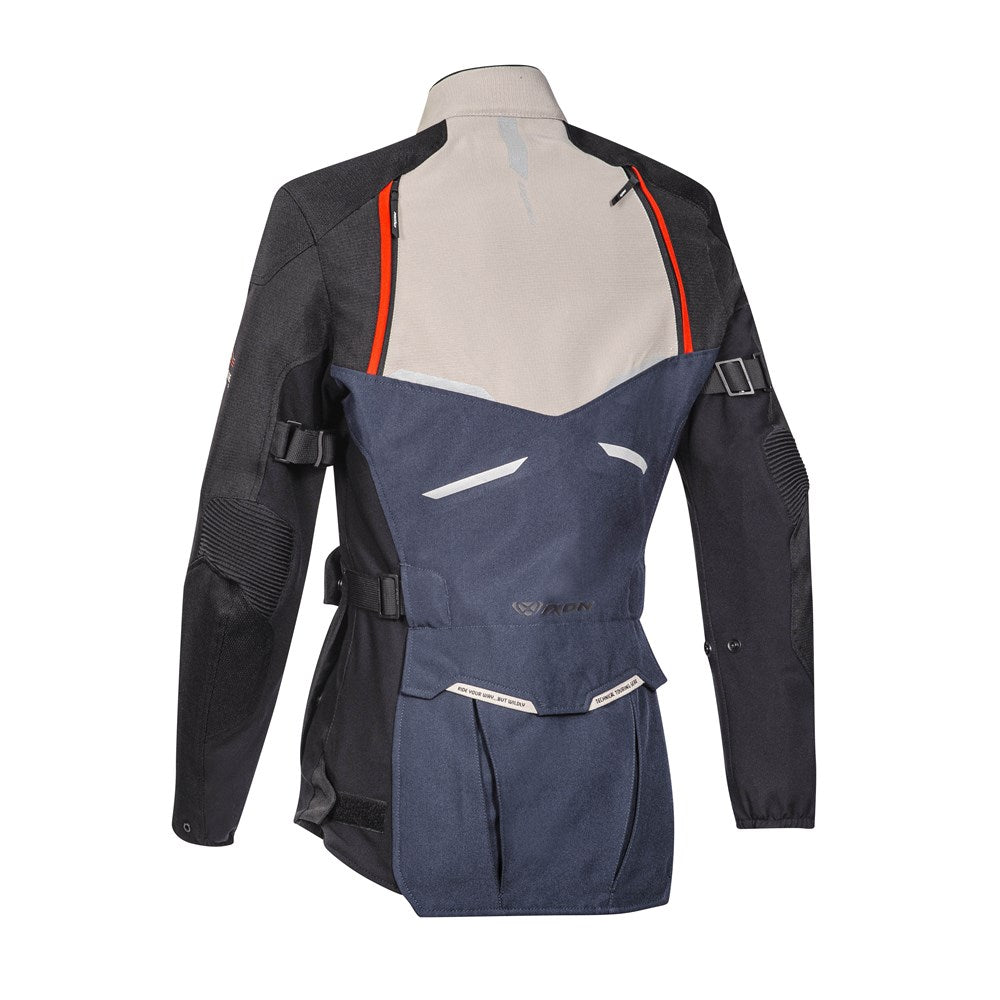 IXON EDDAS LADY JKT GRY/NVY/BLK (XL)  [ONC01] #