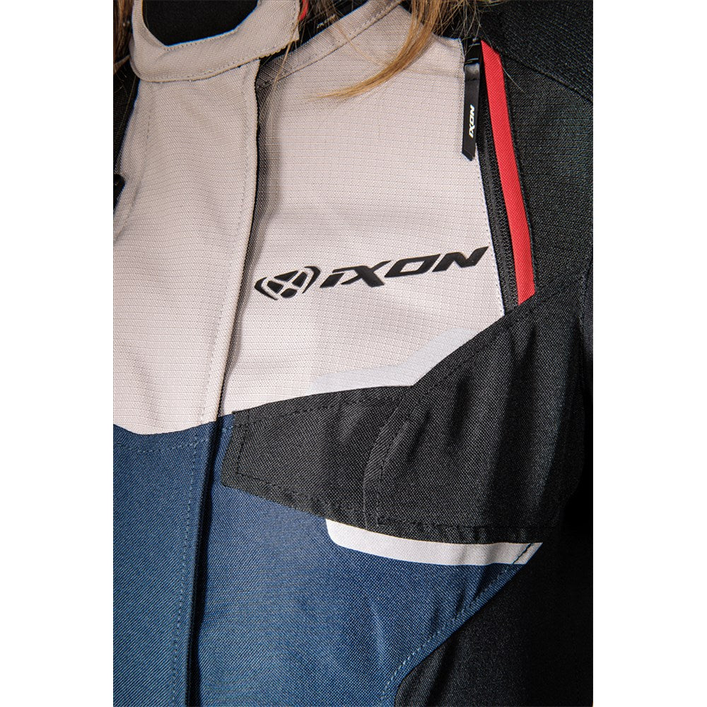 IXON EDDAS LADY JKT GRY/NVY/BLK (XL)  [ONC01] #