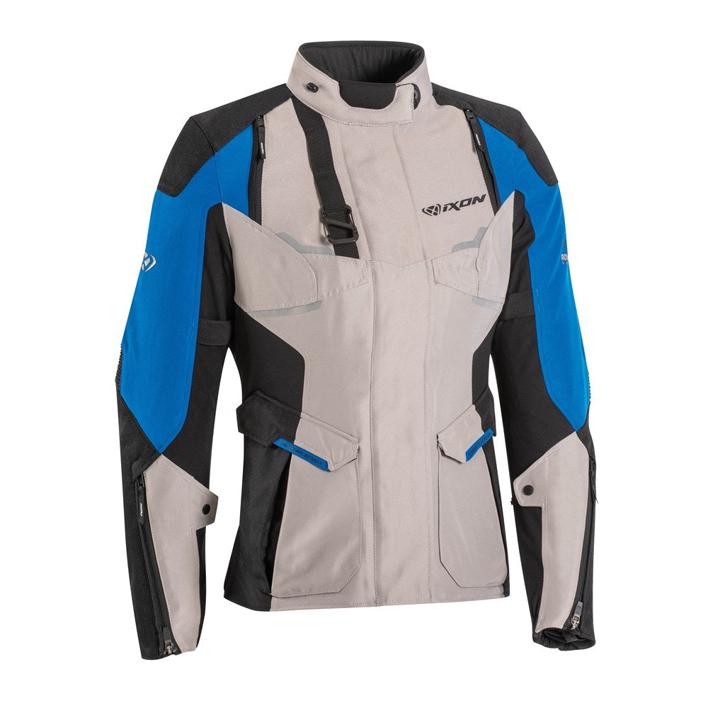 IXON EDDAS LADY JKT GRY/BLU/BLK (MD)  [ONC01] #