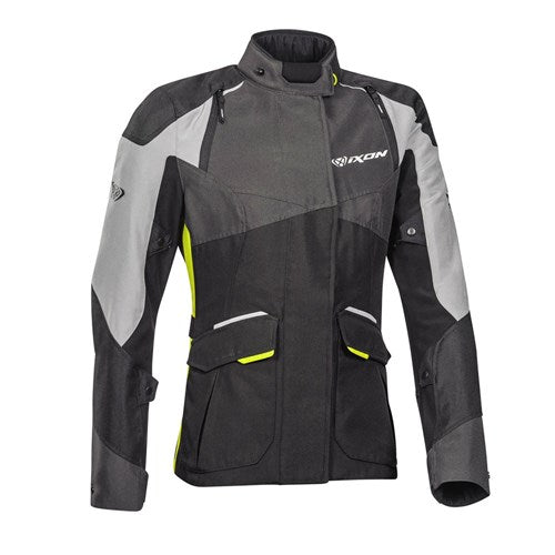 BALDER LADY JACKET - BLACK/GREY/BRIGHT YELLOW