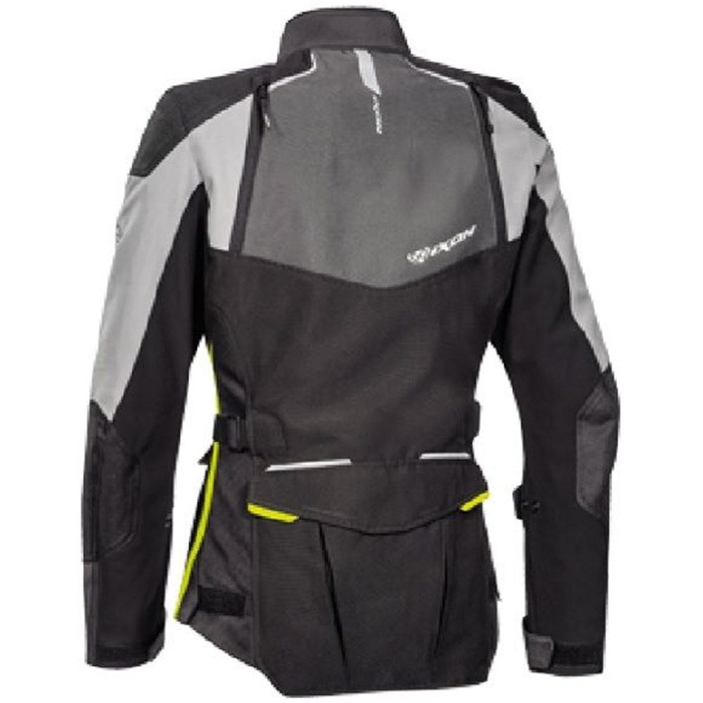 IXON BALDER LADY JKT BLK/GRY/BRT YEL (XL)  [ONC01] #