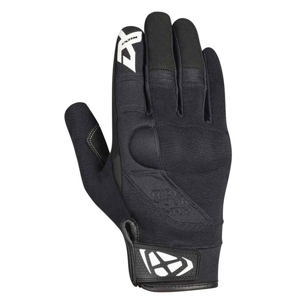 IXON RS DELTA GLV BLK/WHT (SM) [ONC01] #