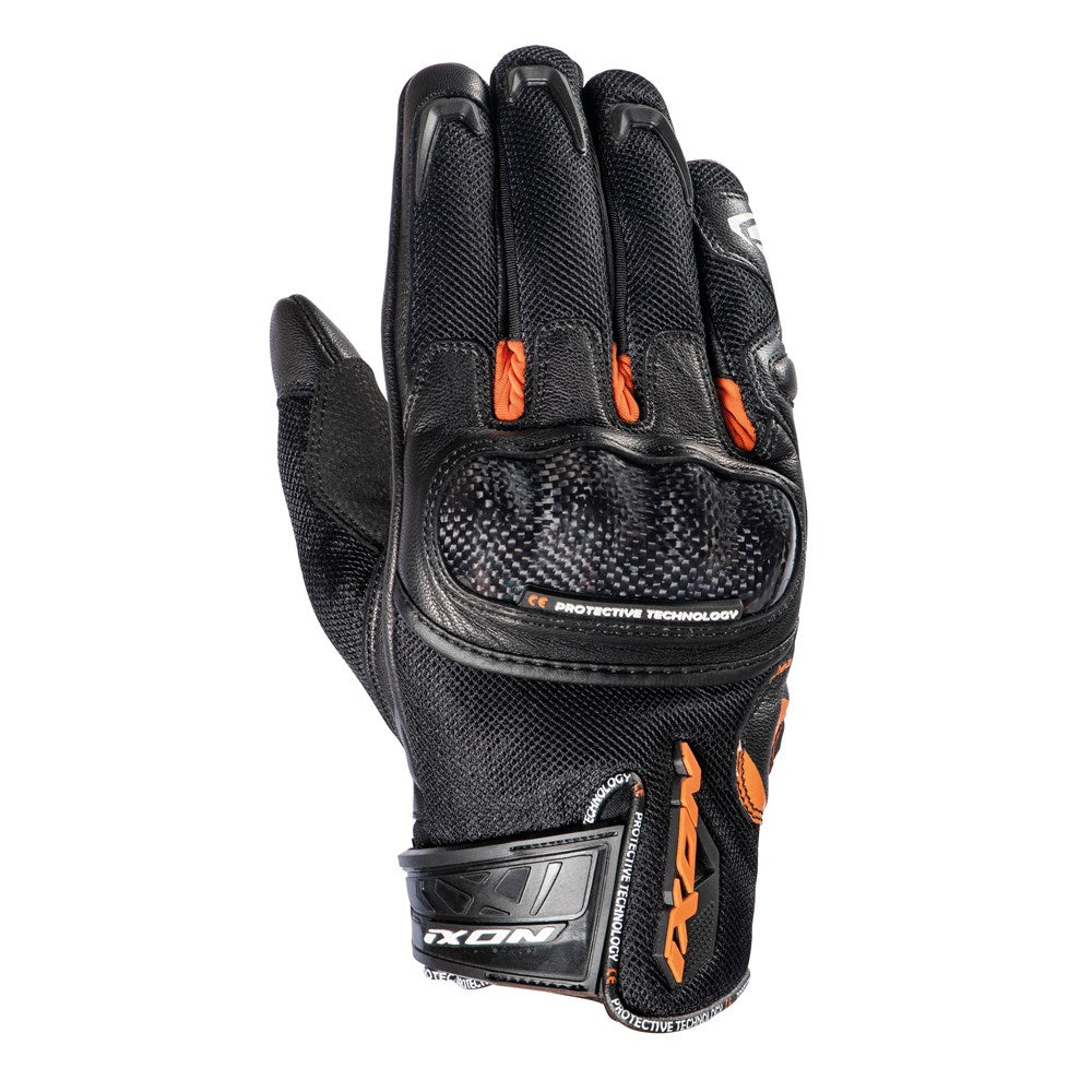 IXON RS RISE AIR GLV BLK/ORG (2XL) #