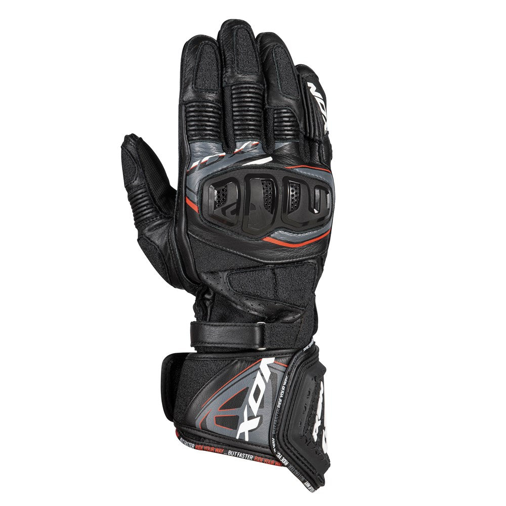 IXON RS REPLICA GLV BLK/WHT (MD)