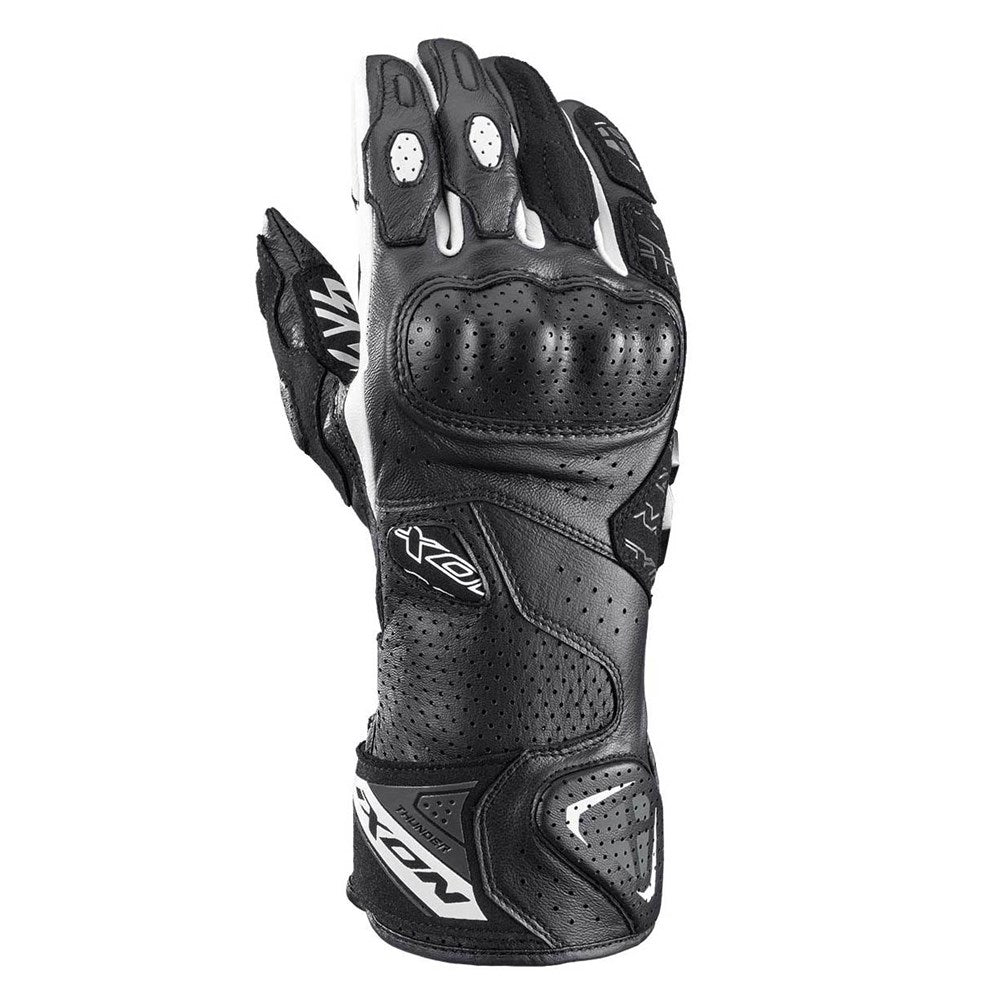 IXON THUNDER AIR GLV BLK/WHT (LG)