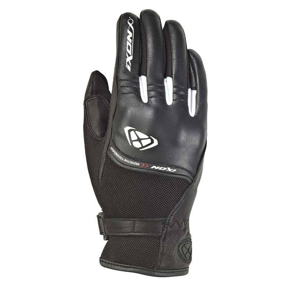 IXON RS SHINE 2 LADY GLV BLK/WHT (XS) [ONC01] #