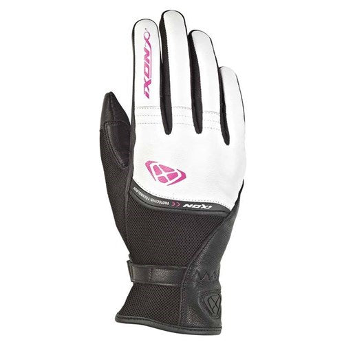 RS SHINE 2 LADY GLOVE - BLACK/WHITE/FUSHIA