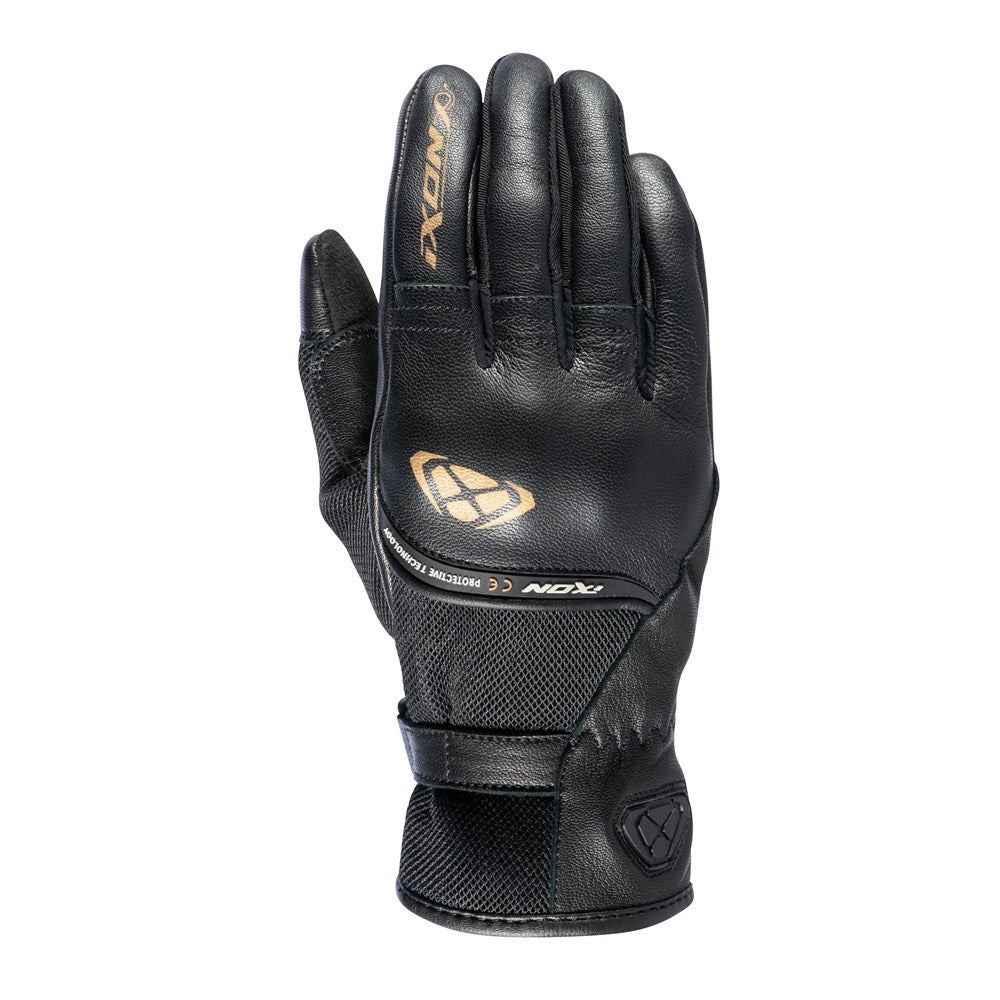 IXON RS SHINE 2 LADY GLV BLK/GLD (MD) #