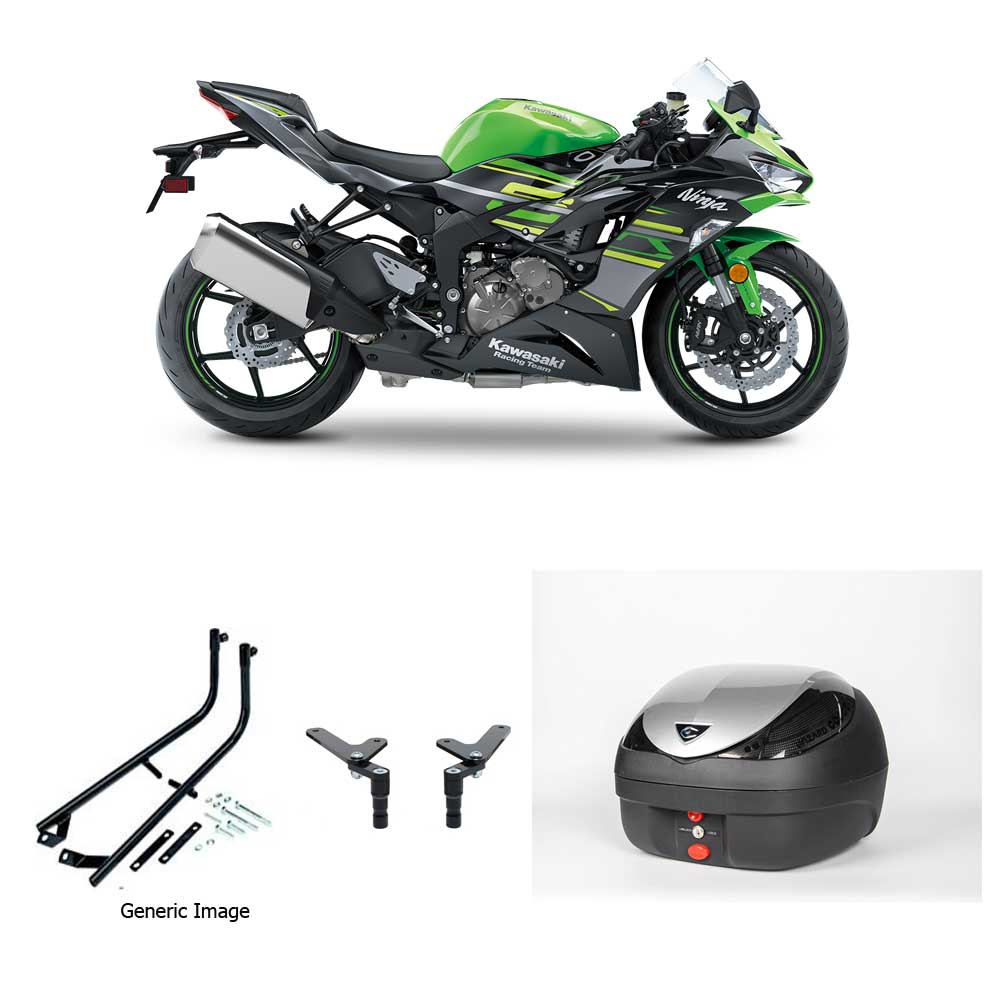 V36 Wizard Silver Topbox Kit ZX-6R (636) 19-25 - K120V36BPSIL