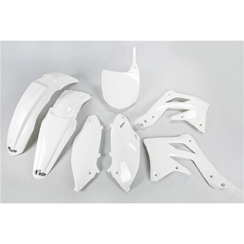 /#UFO KX450F 2012 PLASTICS KIT (WHT) (WILL BECOME KAKIT217FE047)