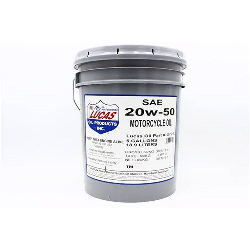 #LUCAS 20W-50 MIN OIL 18.9 L PAIL (L3019)