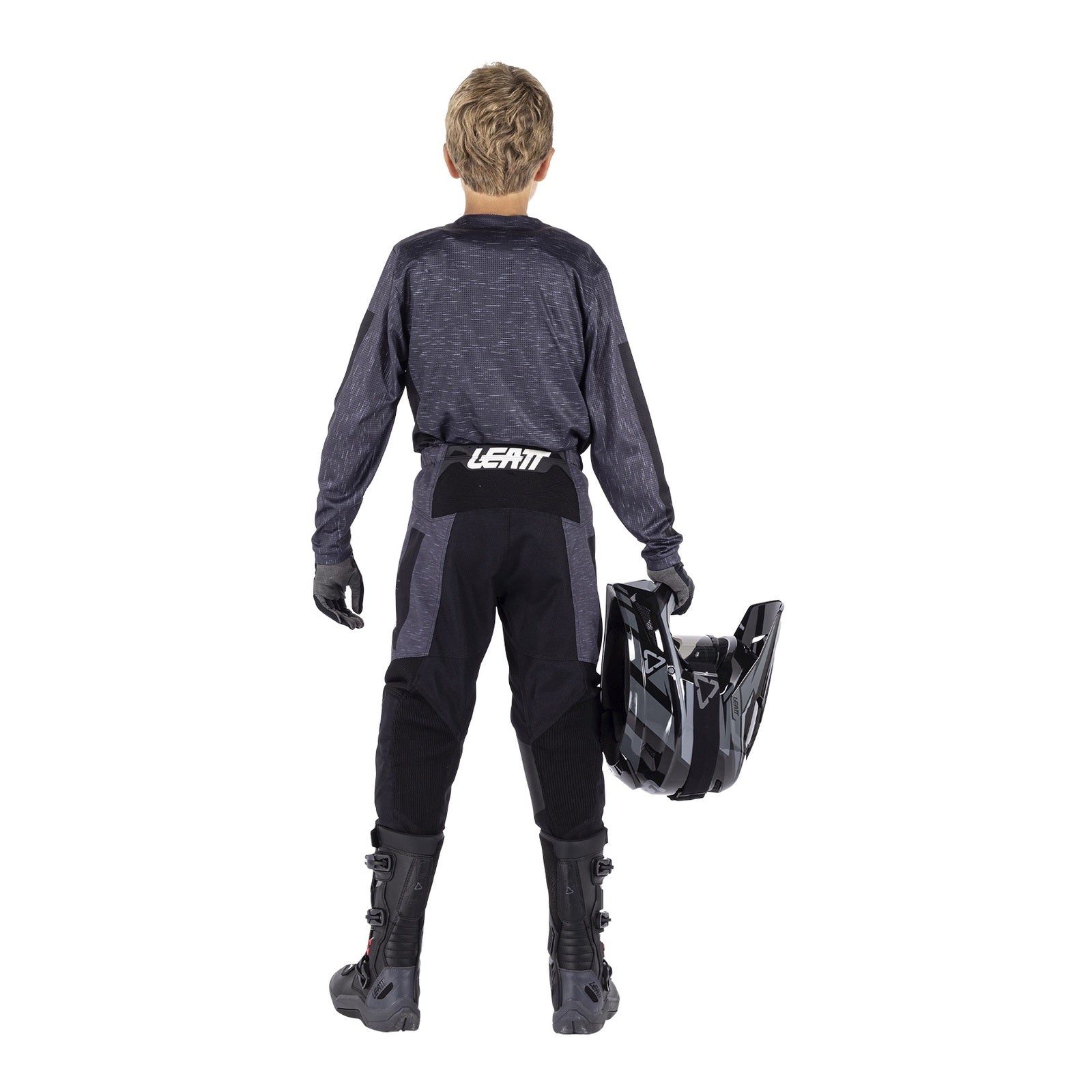Leatt 2026 3.5 Junior Ride Kit - Stealth Black / Grey