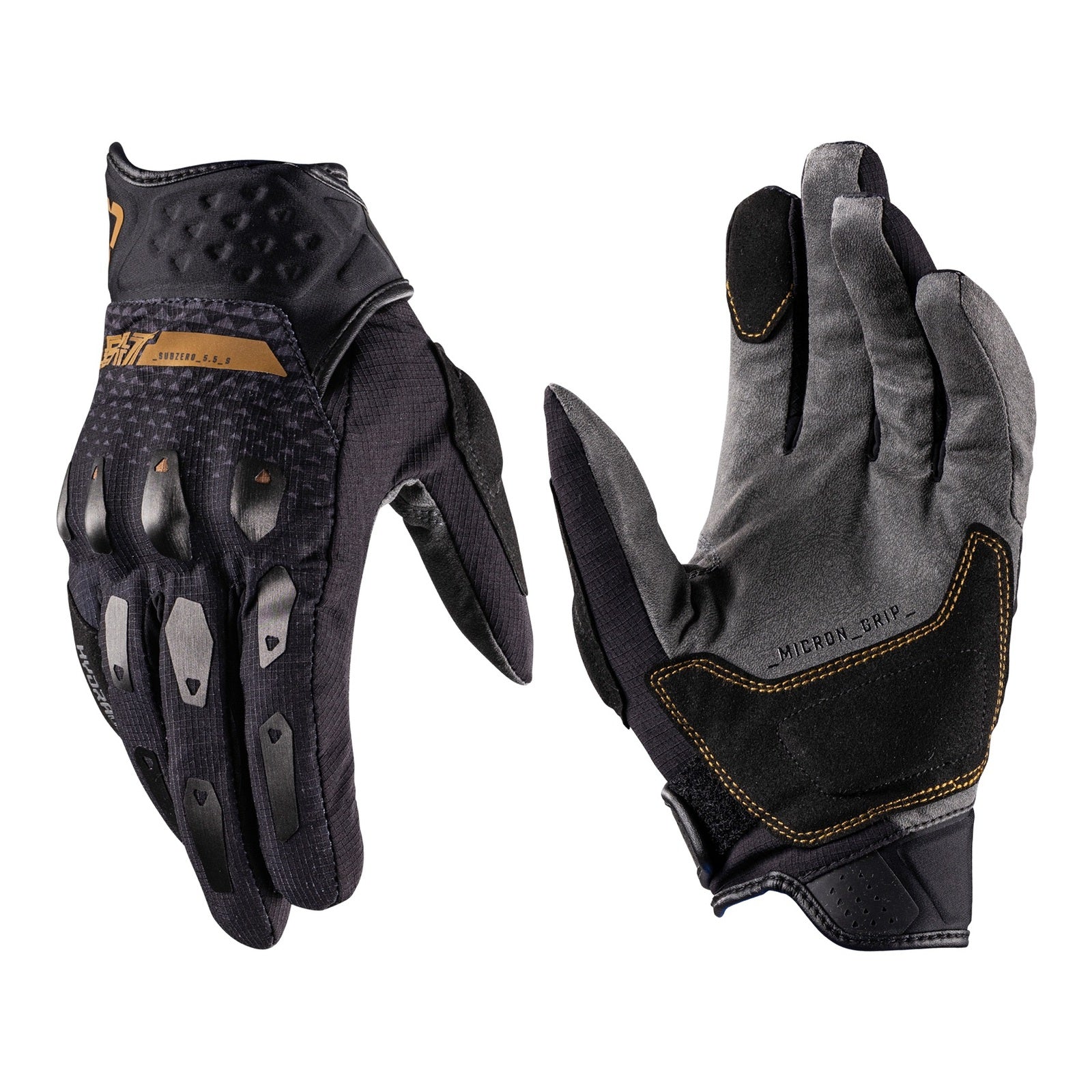 Leatt 5.5 ADV SubZero Glove (Short) - Stealth Black / Grey
