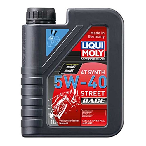 LIQUI MOLY 5W40 SYNTH STREET RACE 1L 2592 (6 TO A BOX)