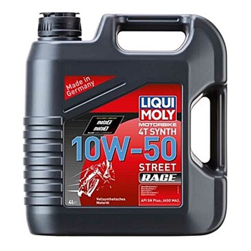 LIQUI MOLY 10W50 SYNTH STREET RACE 4L 1686 (4 TO A BOX)