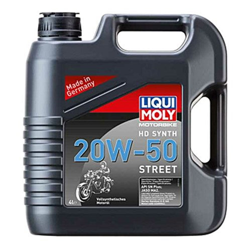 LIQUI MOLY 20W50 SYNTH H.D. STREET 4L 3817 (4 TO A BOX)