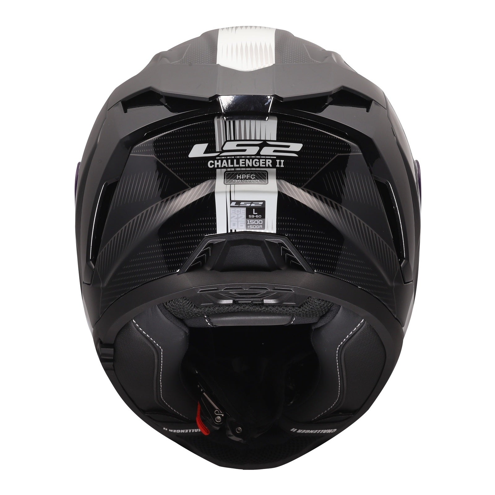 LS2 FF817 Challenger II Nitro Helmet - Black / Grey