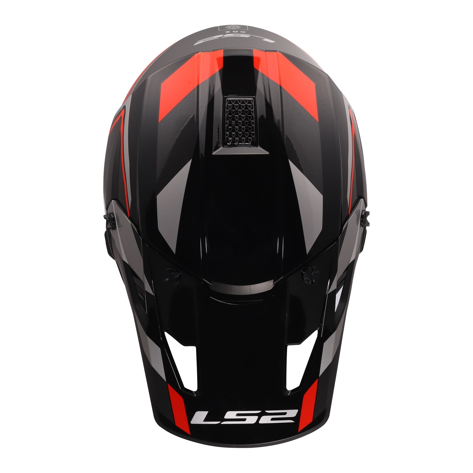 LS2 MX706 COZ Frontier II Helmet - Red / Black / Titanium