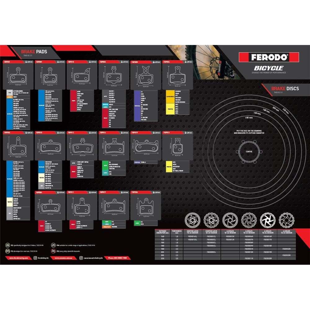 FERODO COUNTER TOP MAT 420mm x 594mm x 3mm