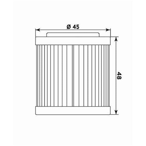 MIW OIL FILTER HU18001 (HF154) HUSQVARNA