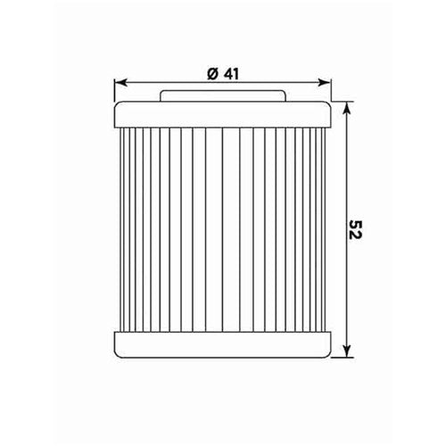 MIW OIL FILTER KT8002 (HF157) BETA/KTM/POLARIS