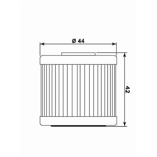 MIW OIL FILTER KY7001 (HF566) KYMCO