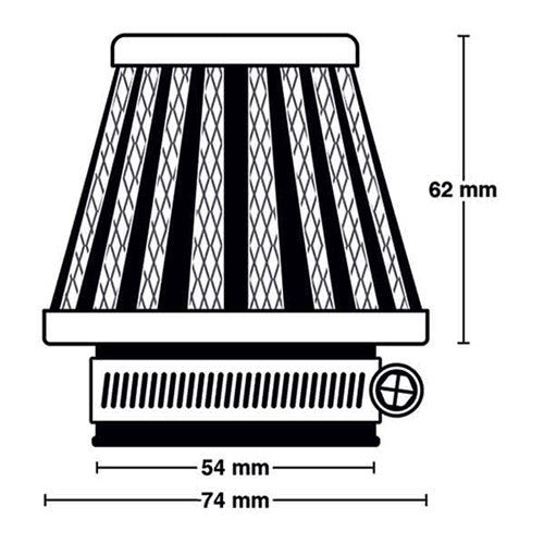 MIW POWER FILTER M5007 54MM