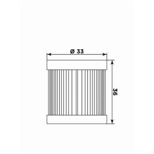 MIW OILFILTER P5005 (HF181) APRILIA/PIAGGIO