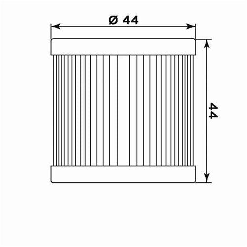 MIW OIL FILTER S3015 (HF139) KAWASAKI/SUZUKI