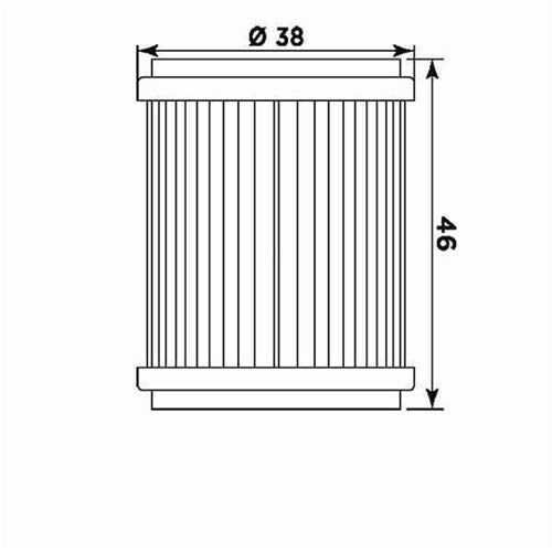 MIW OIL FILTER Y4013 (HF140) GAS/HUSQ/YAMAHA