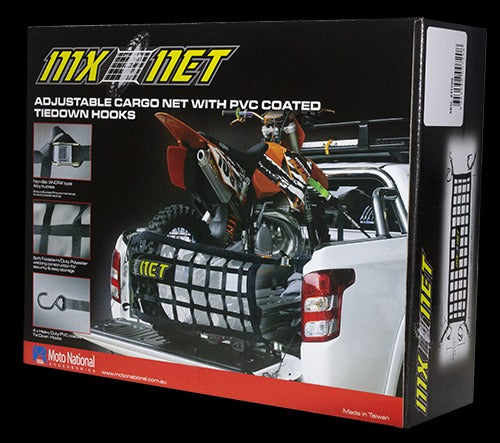 MX NET' BIKE/GEAR RESTRAINT BLACK - LARGE