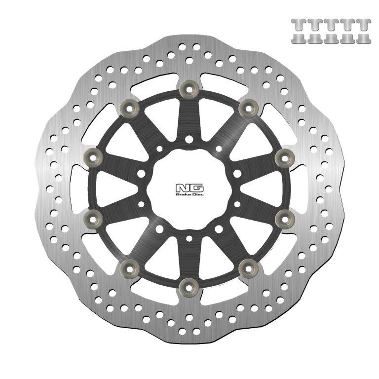 NG Brakes Premium Alloy Center Rotor Wave Type - NG1559XG