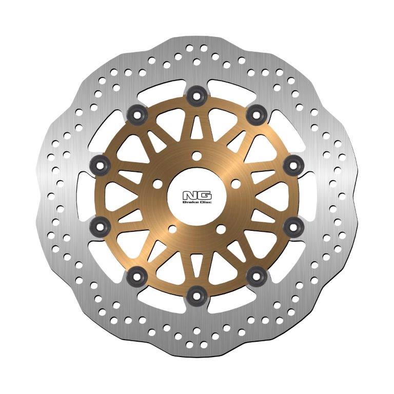 NG Brakes OEM Replacement Rotor Wave Type - NG166X