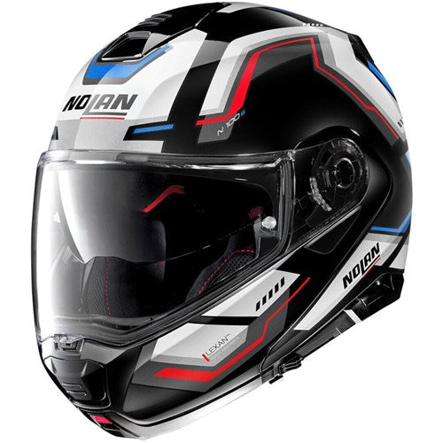 NOLAN N100-5 UPWIND 063 - BLK/RED/BLU (SM)