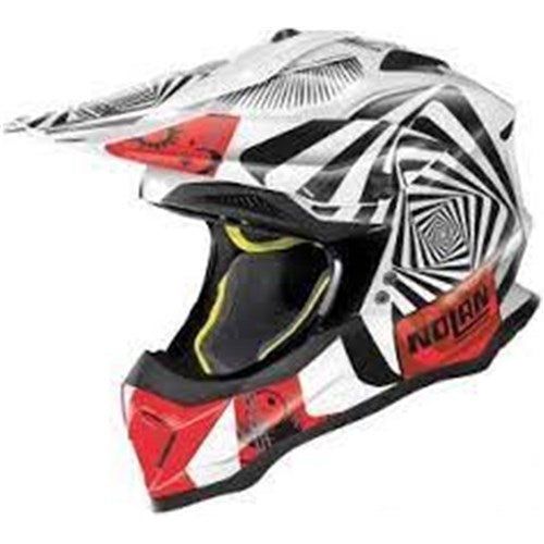 NOLAN N53 RIDDLER 085 - WHT/RED (MD)