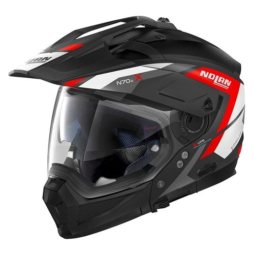 #NOLAN N70-2X G.ALPE 020 - MATT BLK/RED/WHT (XS)