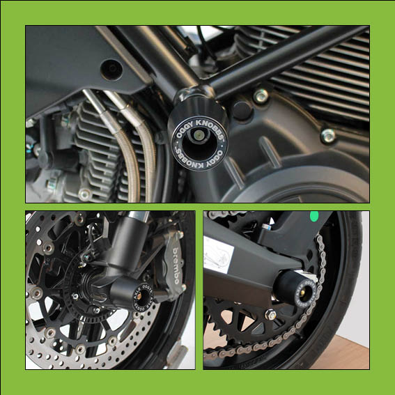 FULL PROTECTION KIT 659 MONSTER 18-21 & 797 MONSTER 17-20 (Black Knobb) - OK414FPK
