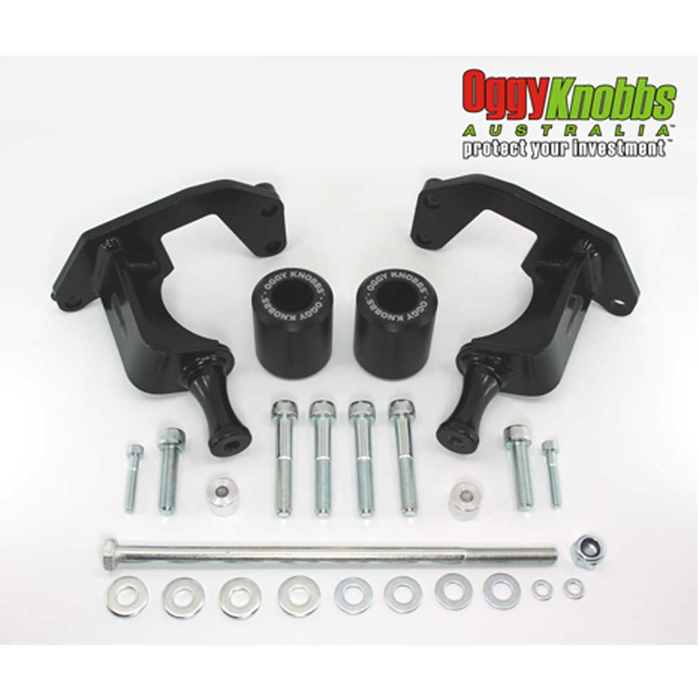 OGGY KNOBBS NINJA 250 08-12 (Black Knobbs) - OK601